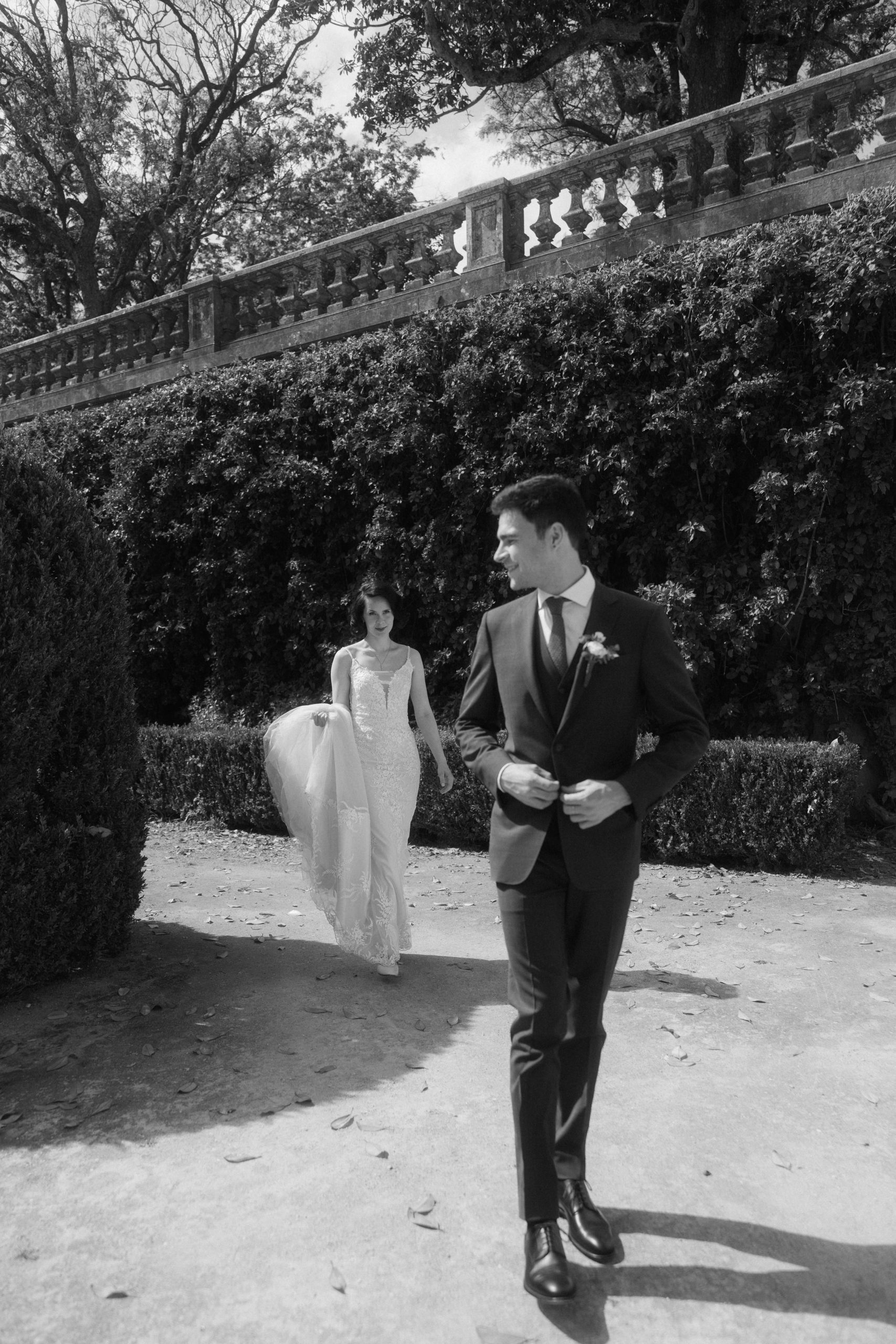 The Story of the Wedding Day in Black&White